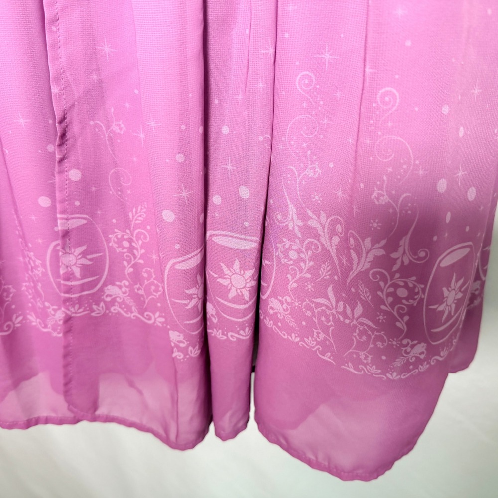 Disney Her Universe Rapunzel Tangled Lavender Lace Up Dress Purple Medium - Picture 3 of 11